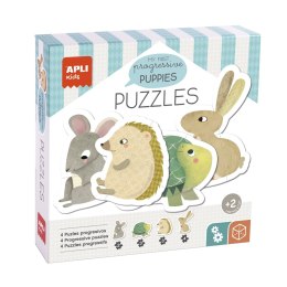 Puzzle progresywne My First Apli Kids - Zwierzątka 2+