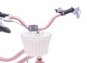 Rowerek dla dziewczynki 16 cali Heart bike - różowy
