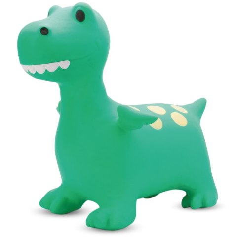 Skoczek gumowy dla dzieci SMOK 60 cm zielony do skakania z pompką