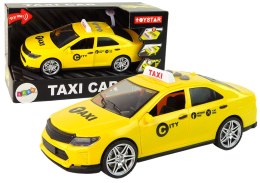 Auto Taxi Pojazd 1:14 Światła Dźwięki Żółte