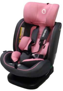 BASTIAAN I-SIZE Lionelo Obrotowy fotelik samochodowy 0-36 kg Isofix - Pink Baby