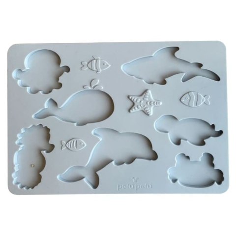 Petu Petu silikonowa układanka sensoryczna SEA ANIMALS