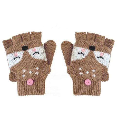 Rockahula Kids - rękawiczki zimowe Doris Deer Knitted 3 - 6 lat