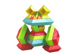 Zestaw Klocków Geometryczne Figury Budowanie Zabawek