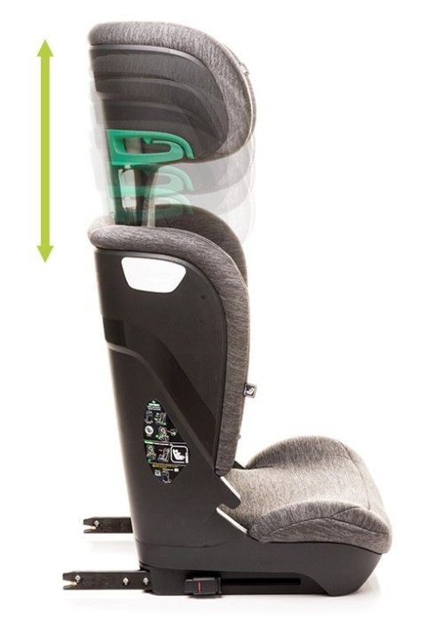 Fotelik App-fix I-Size 100-150 cm grey 4baby