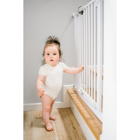 GUARDA Kidwell Bramka zabezpieczająca 74-104 cm - biała