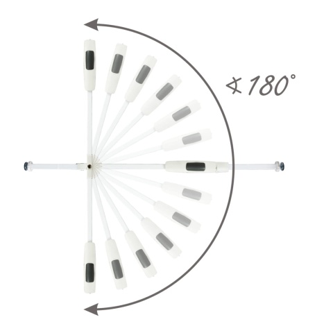GUARDA Kidwell Bramka zabezpieczająca 74-104 cm - biała