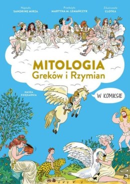 Książeczka Naukomiks. Mitologia Greków i Rzymian w komiksie. Nasza Księgarnia