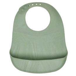Nuuroo - śliniak silikonowy z kieszonką Tex Light Green