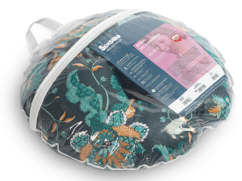 Rogal do karmienia Velvet Sensillo - PARADISE SZMARAGDOWY