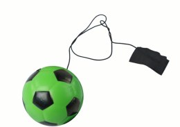 Piłka Nożna PU Na Gumce Jojo Do Odbijania 6 cm Zielona