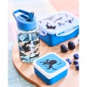 Petit Monkey - 3 śniadaniówki lunchboxy Deep Blue