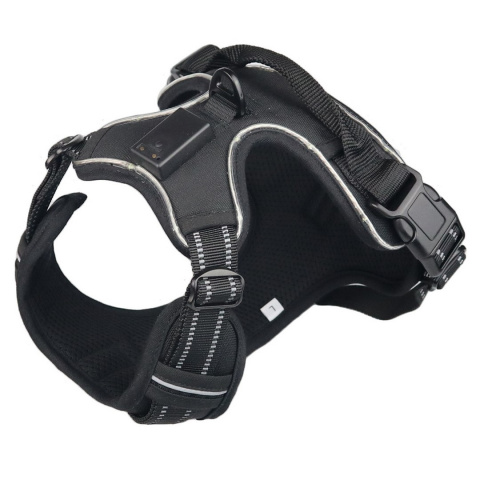 Petlove Szelki pełne LED świecące dla psa, regulowane S - Black