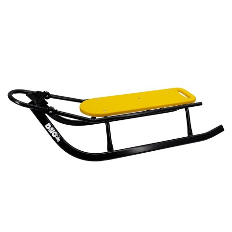 Sanki Adaś z oparciem i pchaczem żółte Dodo