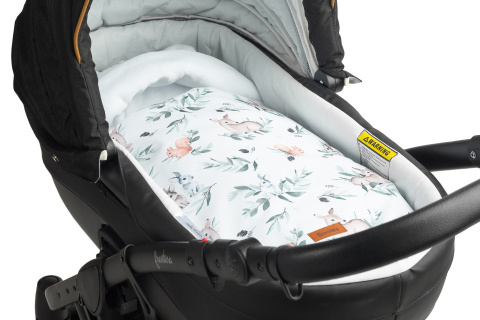 Śpiworek do fotelika i gondoli Sensillo od 0-18 m-cy - SARENKI BIAŁY