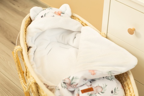 Śpiworek do fotelika i gondoli Sensillo od 0-18 m-cy - SARENKI BIAŁY