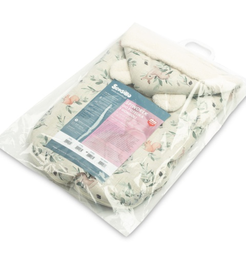 Śpiworek do fotelika i gondoli Sensillo od 0-18 m-cy - SARENKI VINTAGE