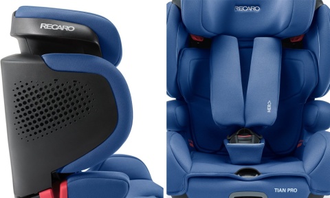 Tian Pro Recaro Energy Blue 9-36 kg 9 miesięcy - 12 lat fotelik samochodowy dla dzieci do 12 roku -