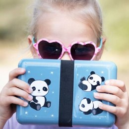 A Little Lovely Company - Śniadaniówka Lunchbox Panda z naklejkami