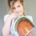 A Little Lovely Company - TERMO lunchbox GLITTER Tęcza