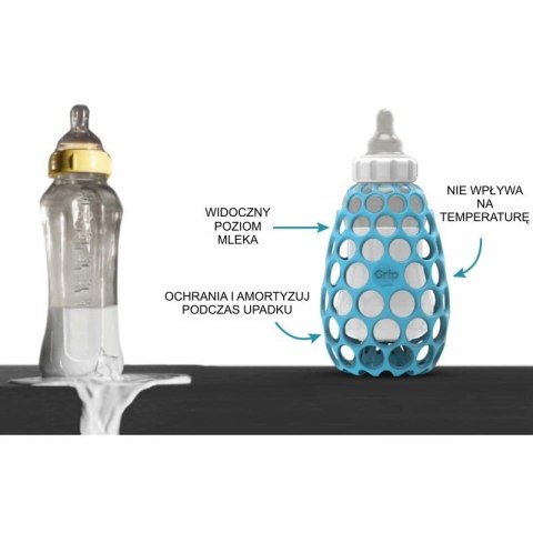 CogniKids Grip® osłonka uchwyt kognitywny do butelki SKY BLUE