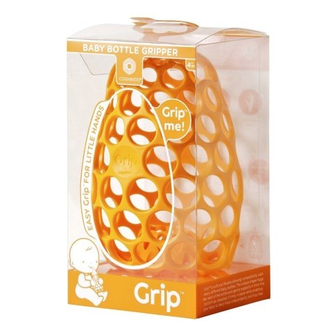 CogniKids Grip® osłonka uchwyt kognitywny do butelki TANGERINE