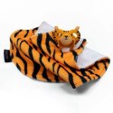 Dumforter 3in1 smoczek z gryzakiem + kocyk przytulanka Tygrys Terry