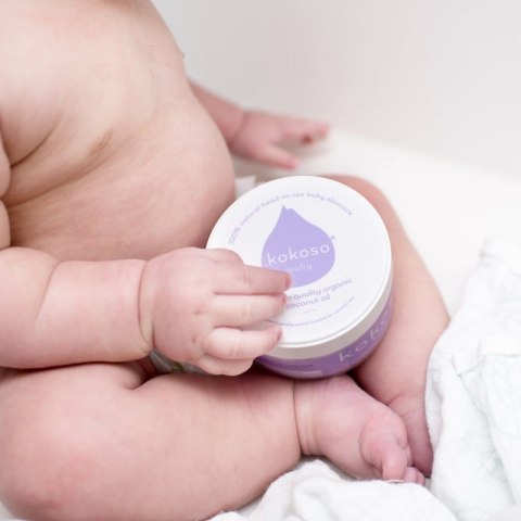 Kokoso Baby BIO Organiczny Balsam ochronno kojący do pupy pieluszkowanej