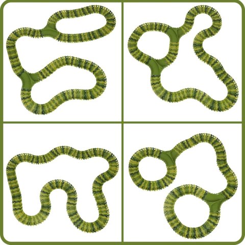 Tor wyścigowy dinozaury samochody XXL TRACK 240 elementów