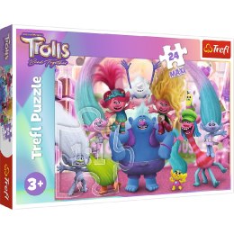 TREFL 14359 Puzzle 24 MAXI W świecie Trolli