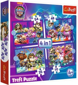 TREFL 34621 Puzzle 4w1 Bohaterowie na ratunek / Paw Patrol