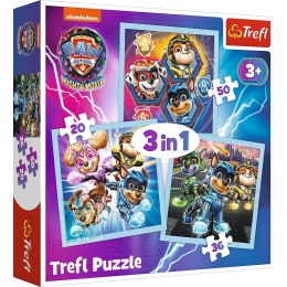 TREFL 34869 Puzzle 3w1 Moc Mighty Pups / Paw Patrol