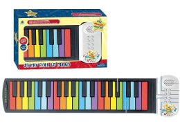 Kolorowe pianinko w pudełku na baterie 586024