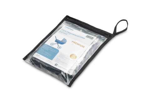 Caretero Folia przeciwdeszczowa na wózek głęboki Premium