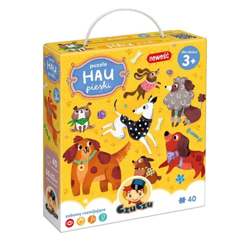 CzuCzu 7395478 Puzzle Hau Pieski 40el.