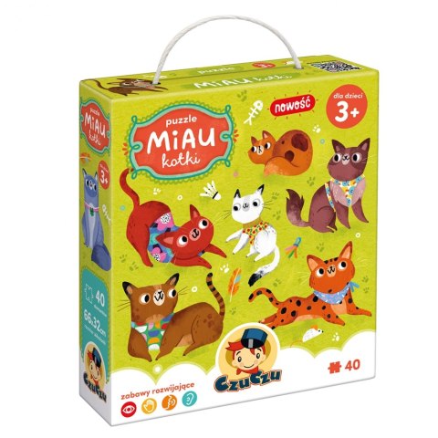 CzuCzu 7395479 Puzzle Miau Kotki 40el.