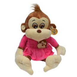 Maskotka Małpka w różowej sukience 4047