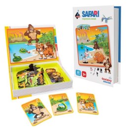 PROMO Puzzle magnetyczne safari (62 elementy)