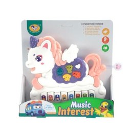 Zabawka muzyczna pianinko jednorożec na baterie