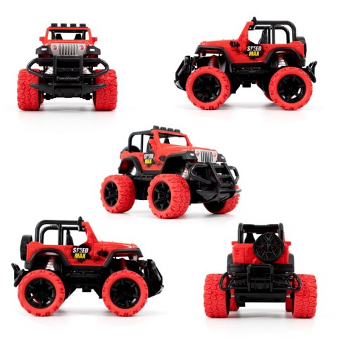 Auto zdalnie sterowane z przyczepą straż pożarna 25 cm.