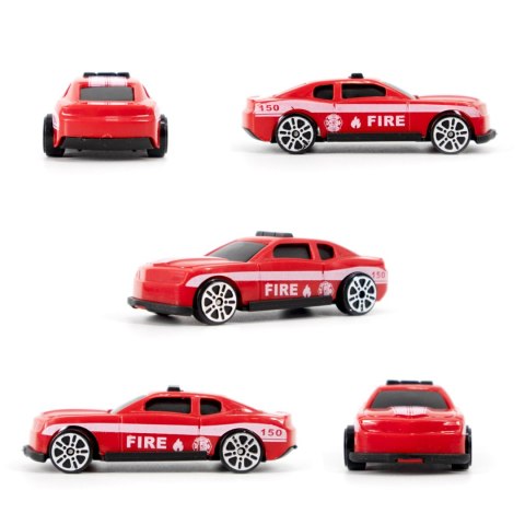 Auto zdalnie sterowane z przyczepą straż pożarna 25 cm.
