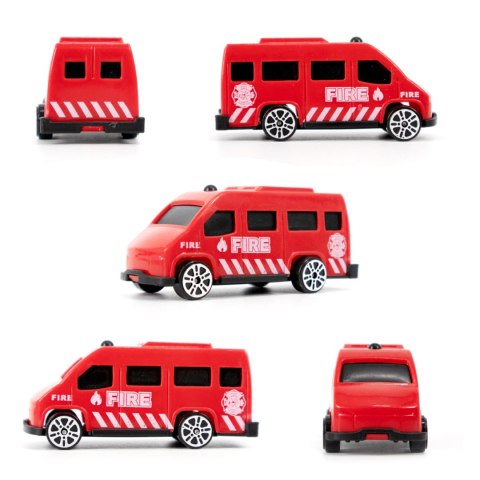 Auto zdalnie sterowane z przyczepą straż pożarna 25 cm.