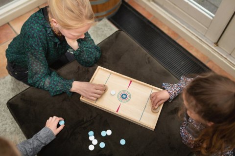 Gra Drewniana Zręcznościowa Fliper Hokej XL