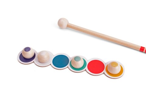 BS Toys, drewniana gra zręcznościowa XL - Przebijanka kształty i kolory