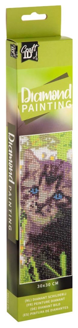 Diamond Painting - Haft diamentowy - Kot 30x30cm