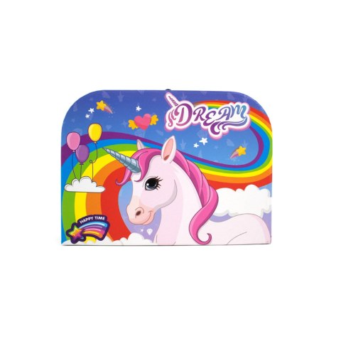 Metalowy zestaw do herbaty w kuferku 20 el.