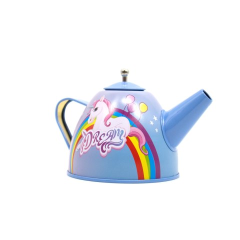 Metalowy zestaw do herbaty w kuferku 20 el.