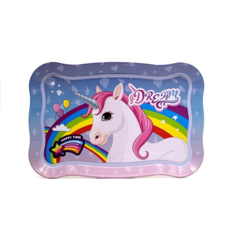 Metalowy zestaw do herbaty w kuferku 20 el.