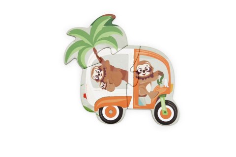 Puzzle Podłogowe Scratch Miasto 80 Elementów - uszkodzone opakowanie RABAT 5%