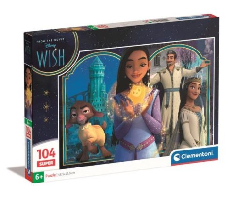Clementoni Puzzle 104el Super Wish. Disney 27148